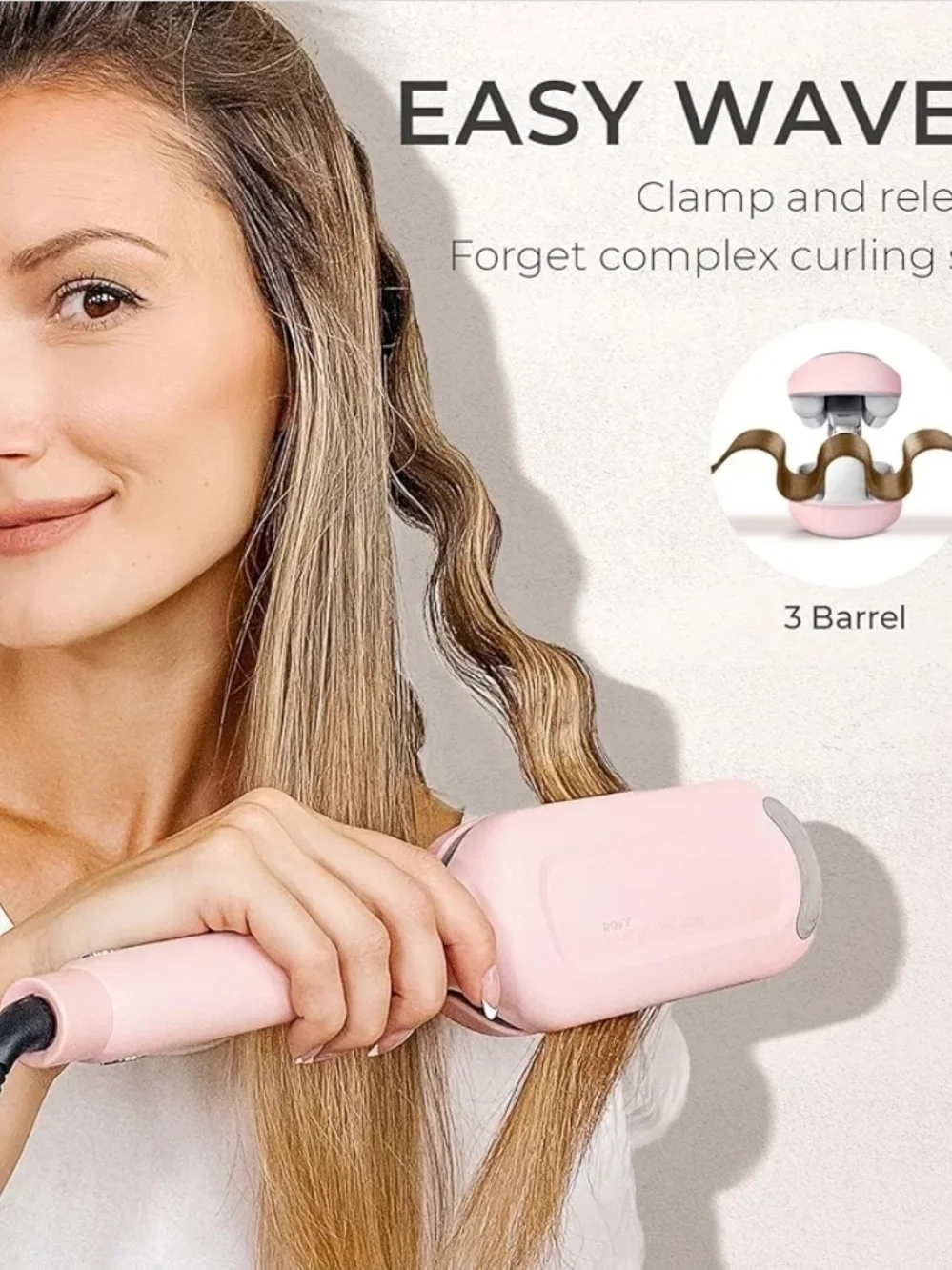 Tymo Pink Hair Styling Brush - Detangling & Styling Tool